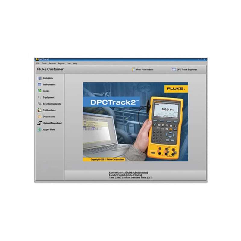 DPCTrack2 Calibration Management Software
